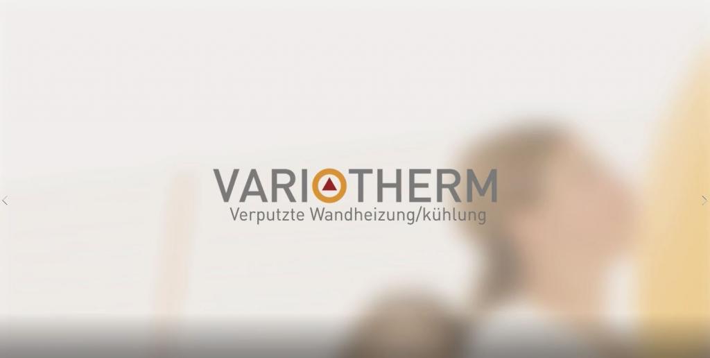 WANDHEIZUNG/KÜHLUNG Verputzt: Variotherm